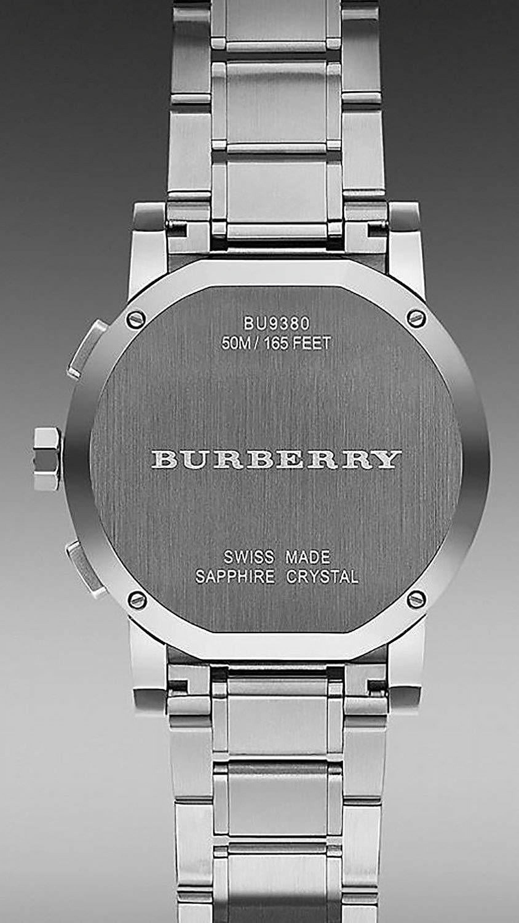 Burberry BU1380 Swiss Made 50M/165 Feet Watch Wristwatch Burberry Bu9380 Men main image 3