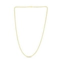 thumbnail image 3 of JewelStop 14k Yellow Gold 2.5mm Diamond-Cut Textured Moon Chain 16 Inches, Lobster Clasp - 8.63gr., 3 of 6