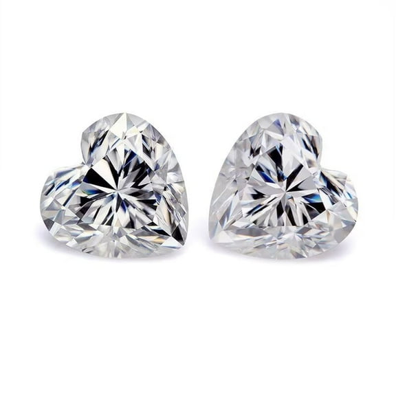 1ct Moissanite Big Size Stones D Color Heart Cut Loose Moissanite Gemstone Wholesale Loose Synthetic Stones