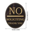 thumbnail image 2 of Practical No Soliciting Sign Window Sign No Soliciting Sign for Front Door, 2 of 7
