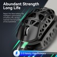 thumbnail image 5 of ATTACK SHARK R3 Gaming Mouse 8K 46g Magnesium Alloy SUPERLIGHT Mouse, 8000Hz Wireless Polling Rate, 6 Adjustable DPI up to 26000, PixArt PAW3395 Gaming Sensor, BT/2.4G Wireless/Wired, 5 of 7