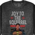 thumbnail image 3 of National Lampoon's Christmas Vacation - Joy To The Squirrel - Men's Crew Neck Fleece Pullover, 3 of 5