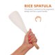 thumbnail image 4 of GOOHOCHY 1 cuchara de cocina de silicona, cuchara para sopa de arroz, cuchara para arroz suave con mango de madera., 4 of 8