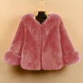 thumbnail image 5 of Vividxx Girls Jacket Coat For Girls Warm Winter Teddy Thicken Jacket Outerwear Soft Coats For Toddler Big Kids 3-4 Years, 5 of 5