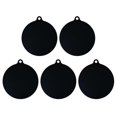 thumbnail image 1 of Paquete de 5 alfombrillas protectoras para placa de inducción eléctrica, alfombrilla antideslizante, color negro, 1 of 5