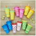 thumbnail image 5 of Zak Designs 25-oz. Color-Changing Tumbler 12-Pack Set Reusable Plastic with Splash-Proof Lids and Straws, 5 of 10