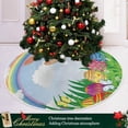 thumbnail image 6 of Coolnut Christmas Tree Skirt, 48", Easter Tree Skirt Double Layers Polyester Easter Tree Skirt for Easter Holiday Party Decoration, 6 of 6