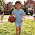 thumbnail image 7 of Cethrio Boys Activewear Outfit Sets Size 6, School Summer 2 Piece Short Sleeve Kids' Athletic Clothing Sets Blue, 7 of 7