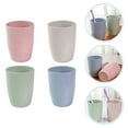 thumbnail image 4 of 4Pcs Toothbrush Cups Sky Blue Plastic for Home and Hotel Use, 4 of 9