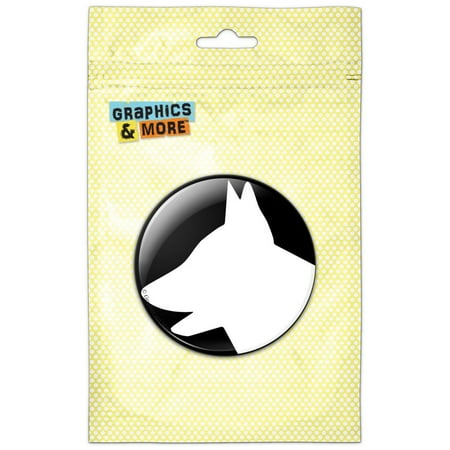 

Dog Silhouette Refrigerator Button Magnet