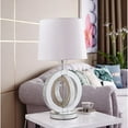 thumbnail image 5 of Elegant Decor Sparkle Collection 1-Light Silver Finish Table Lamp, 5 of 5