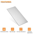 thumbnail image 4 of Uxcell 304 Stainless Steel Sheet, 0.12" x 4" x 8" Brushed Finish - Good for Industry, DIY Projects, Home Decoration, 4 of 4