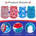 thumbnail image 3 of Dalrosia Dog Shirts Breathable Dog T-Shirts for Small Dogs Cats Girl Boy Dog Clothes Sleeveless Small Pet Puppy Sweatshirt Spring Summer Doggy Clothes, 3 of 6