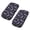 black-Bat Star, variant on SCRAWLGOD Boho Floral Print 2 Piece Office Chair Armrest Pads Replacement Soft Office Chair Arm Rest Cover for Elbows and Forearms Pressure Relief