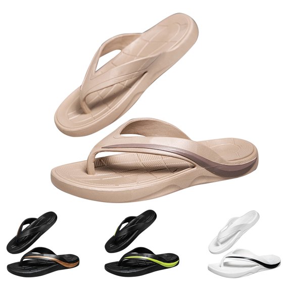 AUDeals Comfort Slides for Men and Women, Plantar Fasciitis Sandals with Arch Support and Lightweight Non Slip Wear