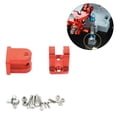 thumbnail image 4 of 2 piezas de repuesto de soporte de amortiguador delantero de metal RC para WPL D42 rojo, 4 of 8