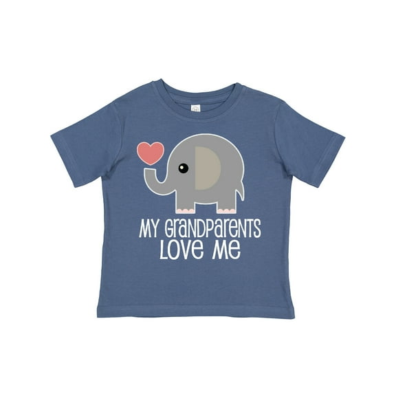 Inktastic My Grandparents Love Me Baby Clothes Boys or Girls Toddler T-Shirt