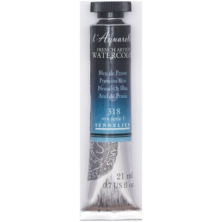 UPC: 3046450116974 | Sennelier French Artists Watercolor 21ml Tube Prussian Blue S1