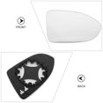 thumbnail image 3 of SEWCHICS Automotive Exterior Side Mirror Lens Clear Black Glass with ABS Housing for Cars, 3 of 8