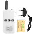 thumbnail image 1 of Walkie Talkie inalámbrico profesional, interfono de Radio bidireccional impermeable portátil, 110-240V, blanco, UE, 1 of 5