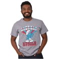 thumbnail image 4 of Hefty Smurf American Muscle USA Unisex Plus Size Graphic Tee Brisco Brands 3X, 4 of 5