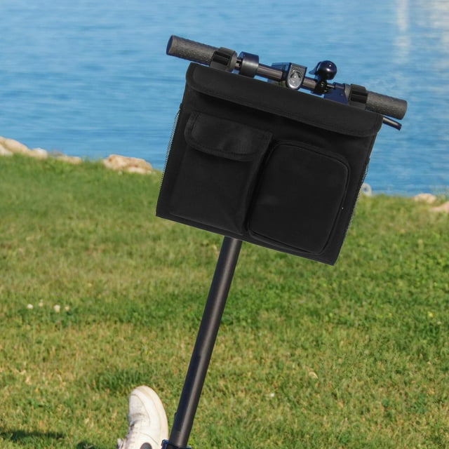 BESTYASH Large Capacity Mobility Scooter Accessories Bag Black 1Pack for Daily Use