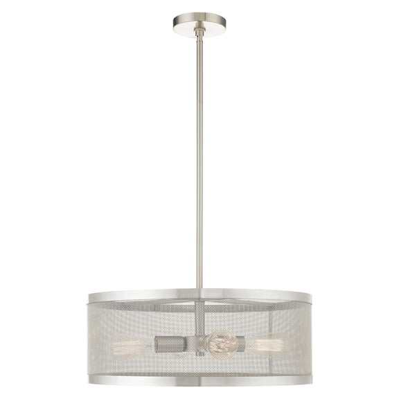 Livex Lighting - Industro - 4 Light Chandelier in Contemporary Style - 20 Inches