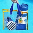 thumbnail image 4 of Verano Aloha Vacaciones Bolsa De Pvc Para Llevar A Mano Bolsa Portátil Para Guardar Ropa Bolsa De Playa De Pvc Transparente Bolsa De Viaje, 4 of 7