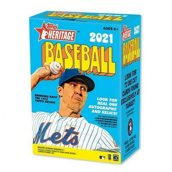 Topps Heritage Baseball 2021 MLB Trading Cards Blaster Box