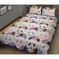 thumbnail image 2 of Colcha con estampado de panda de colores, 2 of 5