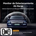 thumbnail image 5 of LINGLUCKY 4K Camara para Carro con WiFi | Tarjeta SD 64GB |GPS-HDR，DashCam para Auto Delantera Trasera con Vigilancia en Estacionamientos 24H, Control de App, Visión Nocturna, Ángulo Ancho 170°, 5 of 5