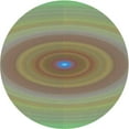 thumbnail image 1 of Ahgly Company Tapis Rond Lavable en Machine Intérieur Transitionnel Marron, 4 Pieds Rond, 1 of 7