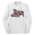 thumbnail image 3 of Tired Sleeping Cat | I Wish I Was My Cat Funny Colorful Kitty | Dean Russo Art Animal Lover Mens Long Sleeve Shirt, White, X-Large, 3 of 6
