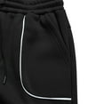 thumbnail image 7 of Men's Tapered Leg Sweatpants Cotton Fleece Fall Winter Sports Athletic Joggers Trousers Solid Color Sweat Pants (2XL, Black), 7 of 7