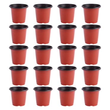 2 Inch Square Nursery Pots – Black Plastic Flower Pots For Plants & Seedlings By The Hydroponic City