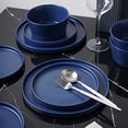 thumbnail image 3 of Stone Lain Chelsea Ensemble de Vaisselle en Grès 24 Pcs, Bleu, 3 of 7
