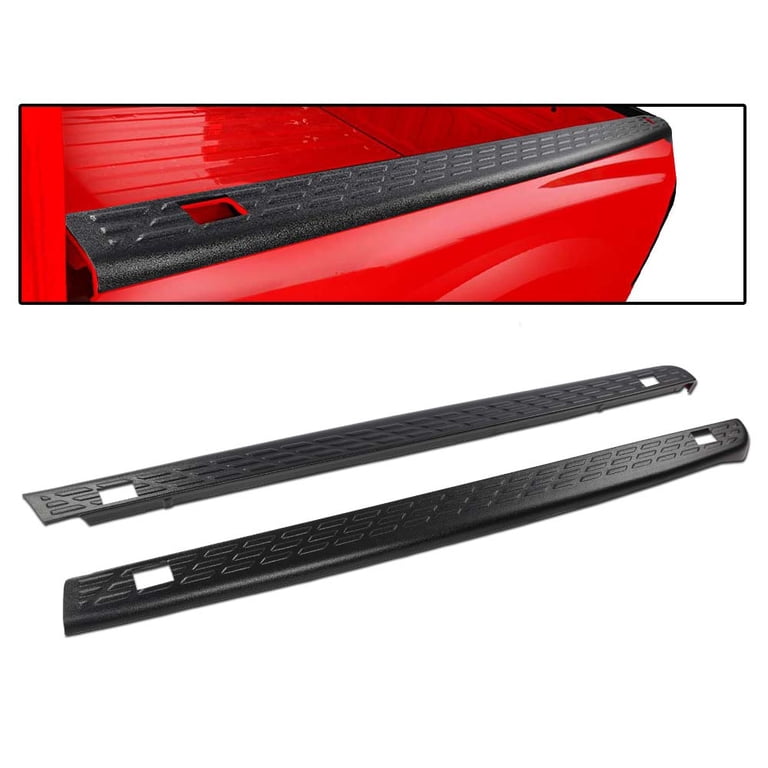 FOR 07-13 CHEVY SLVERADO 5.8FT BED 2PCS BLACK TRUCK RAL COVER CAPS