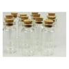 Mini Corked Glass Tube Vial Bottles, 12-count, 2-inch