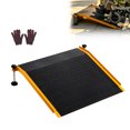 thumbnail image 1 of VEVOR Threshold Ramp for Doorways, 26.4 x 31.9 in, Platform Aluminum Wheelchair Ramp with Adjustable Height, Non-Slip Door Threshold Ramps, 400 lbs Load Capacity, 1 of 9