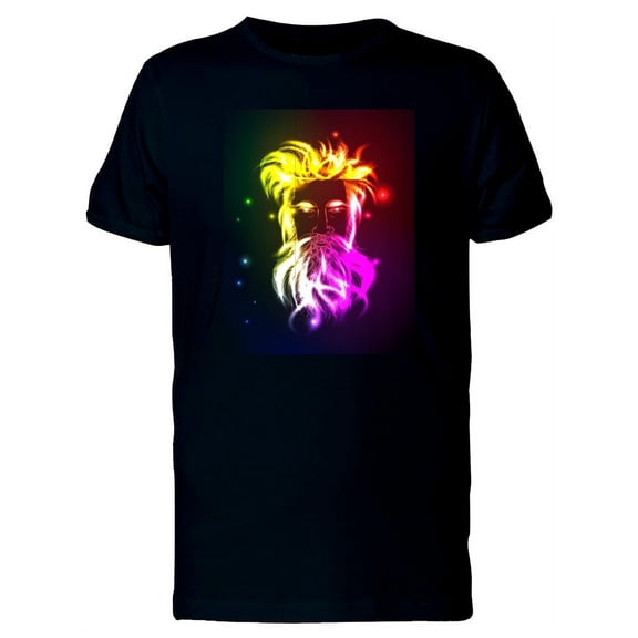 Beard & Moustache Man T-Shirt Women -Image by Shutterstock, Female x-Large