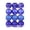Blue, variant on Bigersell Christmas Balls Set, 24pcs 1.18 Inch Shatterproof Christmas Tree Balls Decorations Hanging Ornaments Plastic Mini Christmas Balls for Holiday Party Home Decor Coffee