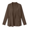 thumbnail image 7 of FchengtaiS Womens Lightweight Cardigans Long Sleeve Open Front Casual Cardigan with Pockets, 7 of 7