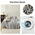 thumbnail image 5 of Smuge Sofa Cover, Couch Cover Protector Slipcover L Shape 3 Cushion Sofa Towel Sectional Throw Sofa Covers for Dogs Cats Home Decor(71"x 150", Gray White), 5 of 8