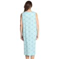 thumbnail image 3 of Just Love Short Sleeve Nightgown Sleep Dress for Women (Blue - Floral Medallion, 5X), 3 of 3