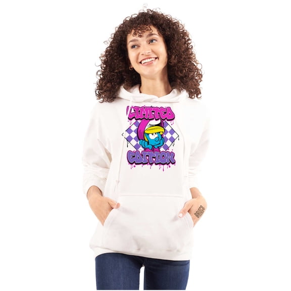Urban Smurfette Limited Edition Hoodie Sweatshirt Women Brisco Brands S