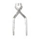 thumbnail image 3 of Pañuelo para el cuello con lentejuelas de metal para mujer, brillante, para cosplay Plata, 3 of 9