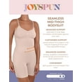 thumbnail image 5 of Joyspun Women's Seamless Mid-Thigh Bodysuit, Sizes S-3XL, 5 of 8