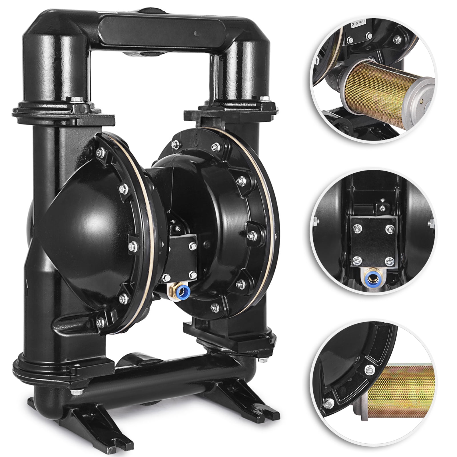 Powerful Aquarium Air pump 220V Fish Compressor Diaphragm pump Ultra Quiet 50L/H 