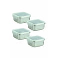 thumbnail image 1 of Stainless Steel Food Storage Container Sets of 6 - Square - 500 ml, 1 of 1