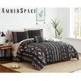 thumbnail image 4 of Amberspace Boho 7-piece Bed in a Bag Comforter Set with Sheets,Brown,King, 4 of 8
